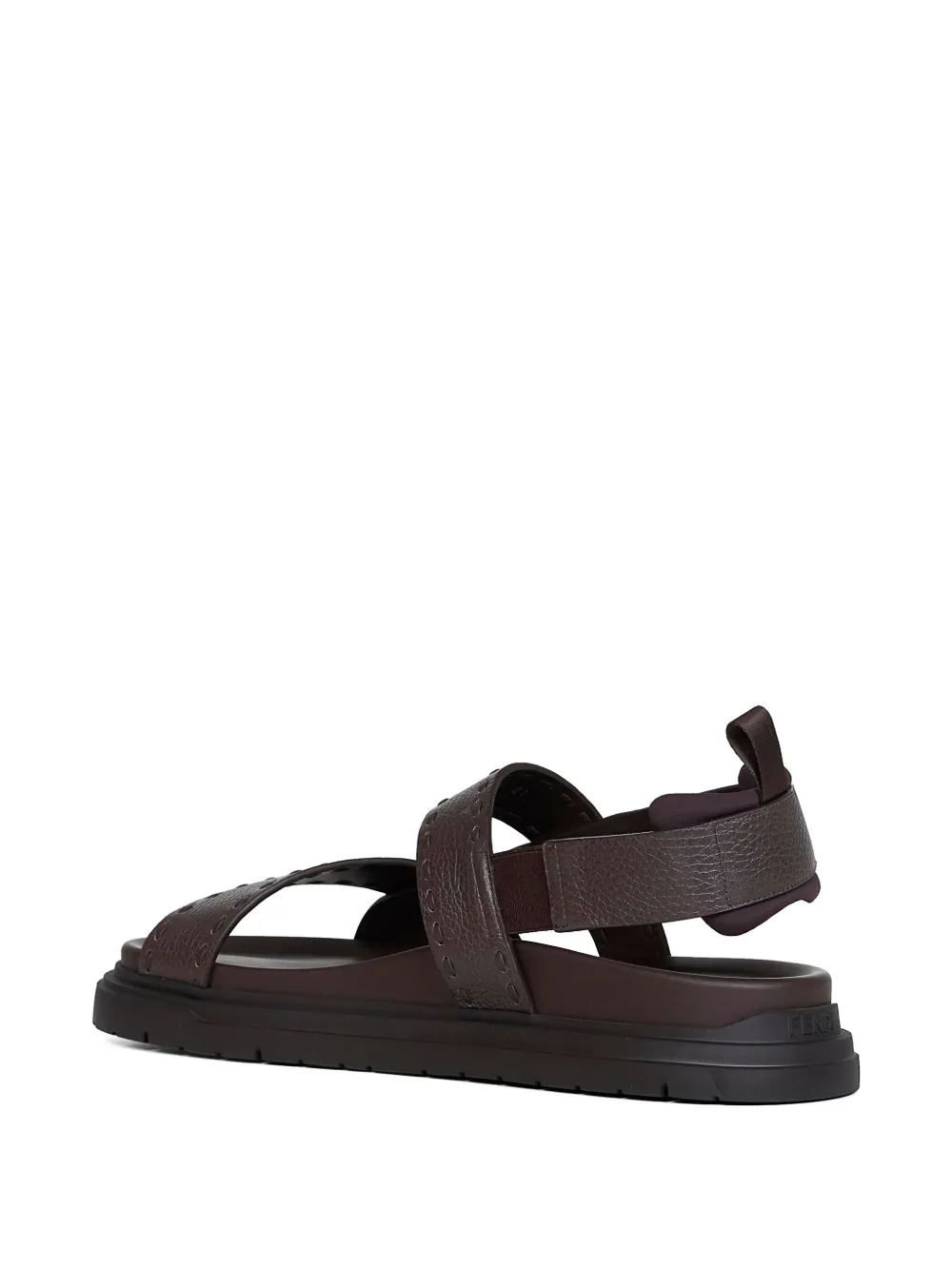 FENDI Chunky sandalen met gesp Bruin