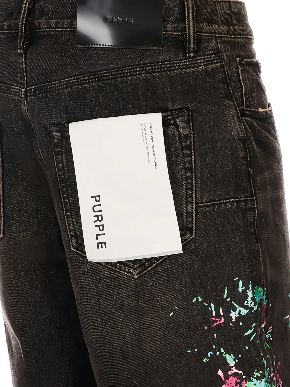 Purple Brand Denim shorts Zwart