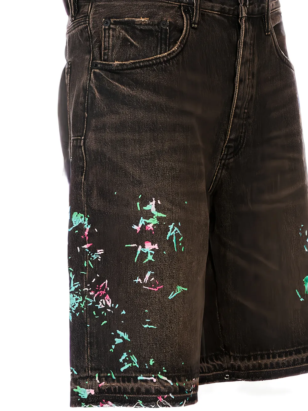 Purple Brand Denim shorts Zwart