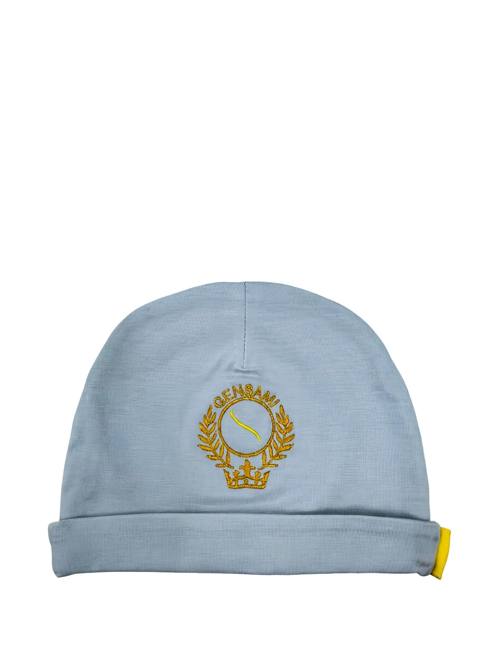 Gensami kids embroidered-logo beanie hat - Blu