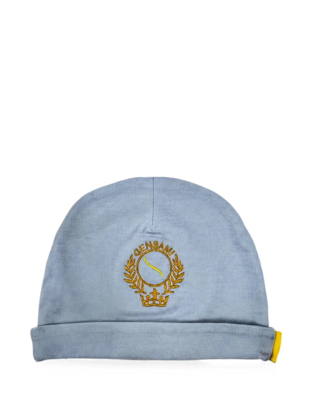 Gensami kids embroidered-logo beanie hat - Blu