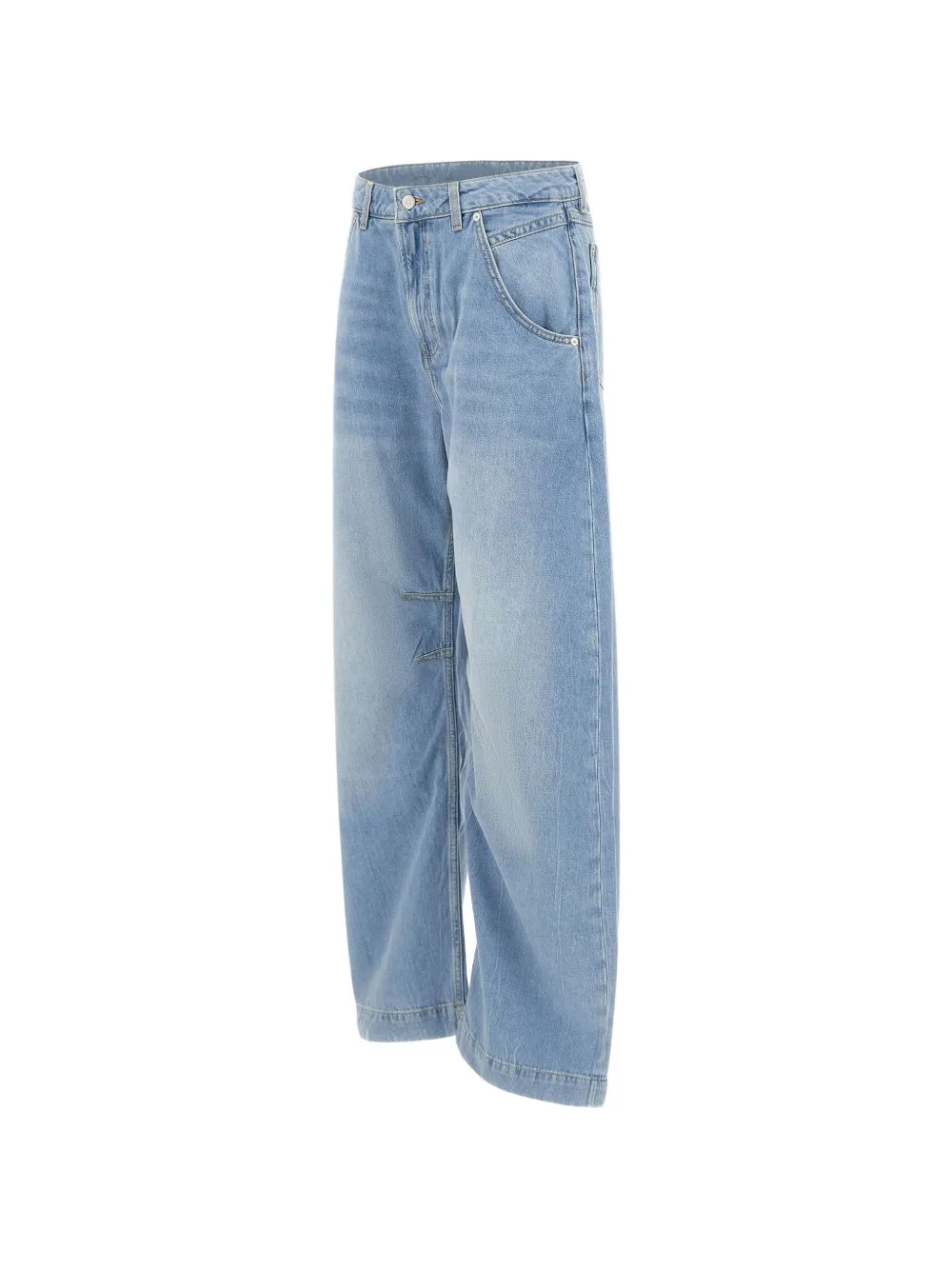 BOSS Slouchy ballon jeans Blauw