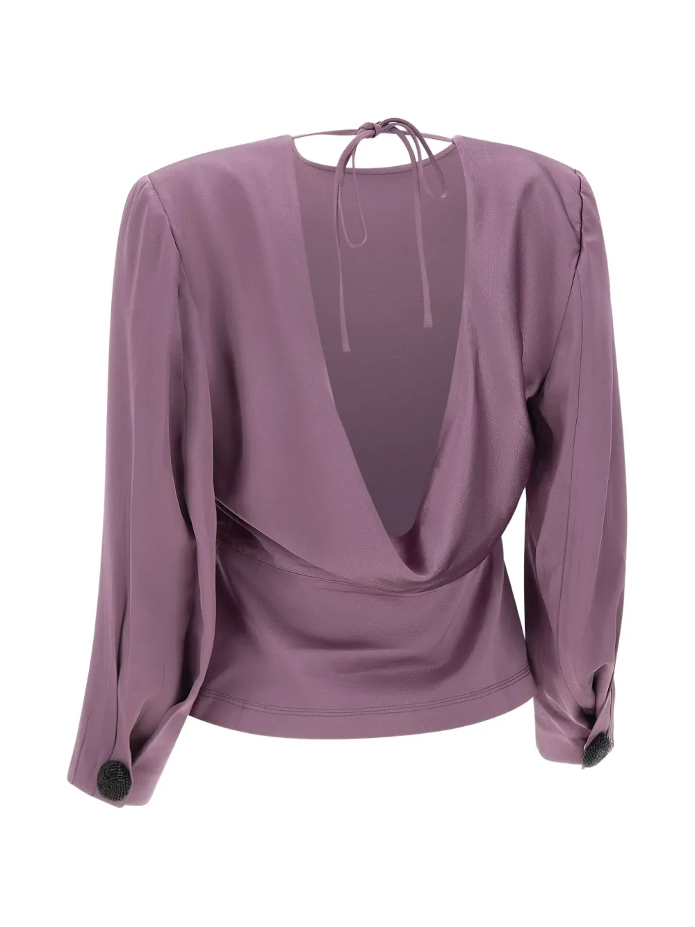 Jacques Gedrapeerde blouse Paars