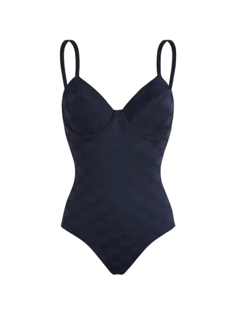 Vilebrequin floral-jacquard underwired swimsuit