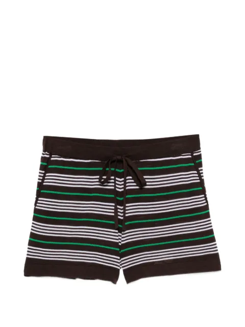 P.A.R.O.S.H. striped drawstring shorts