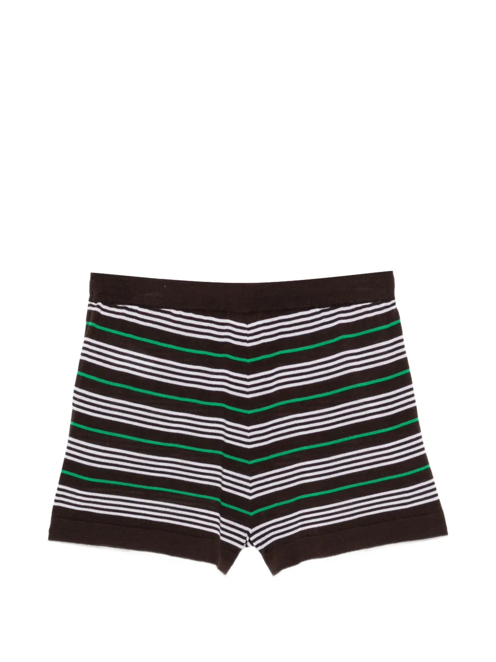 P.A.R.O.S.H. Gestreepte shorts Bruin
