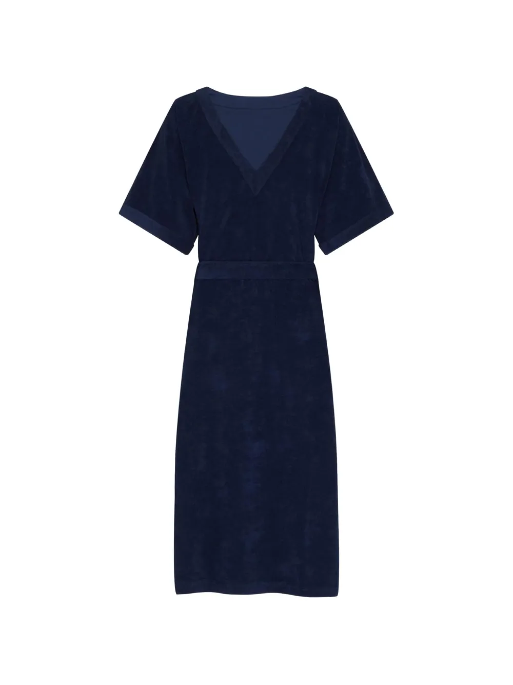 Vilebrequin terry-cloth V-neck dress - Blau