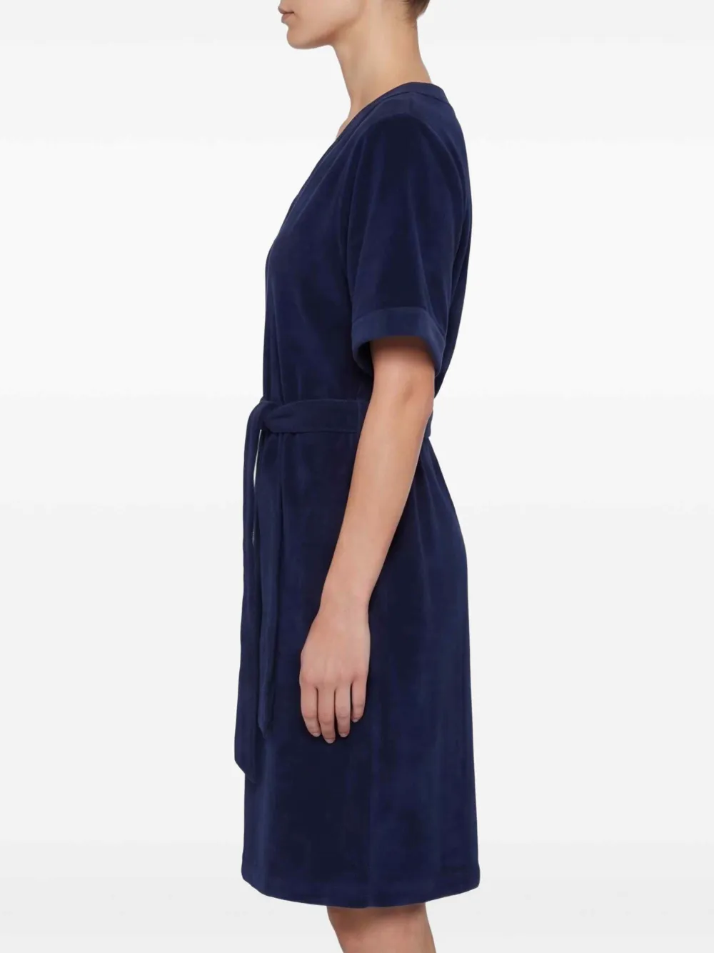 Vilebrequin Jurk van badstof met V-hals Blauw