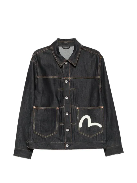 EVISU Seagull-motif denim jacket