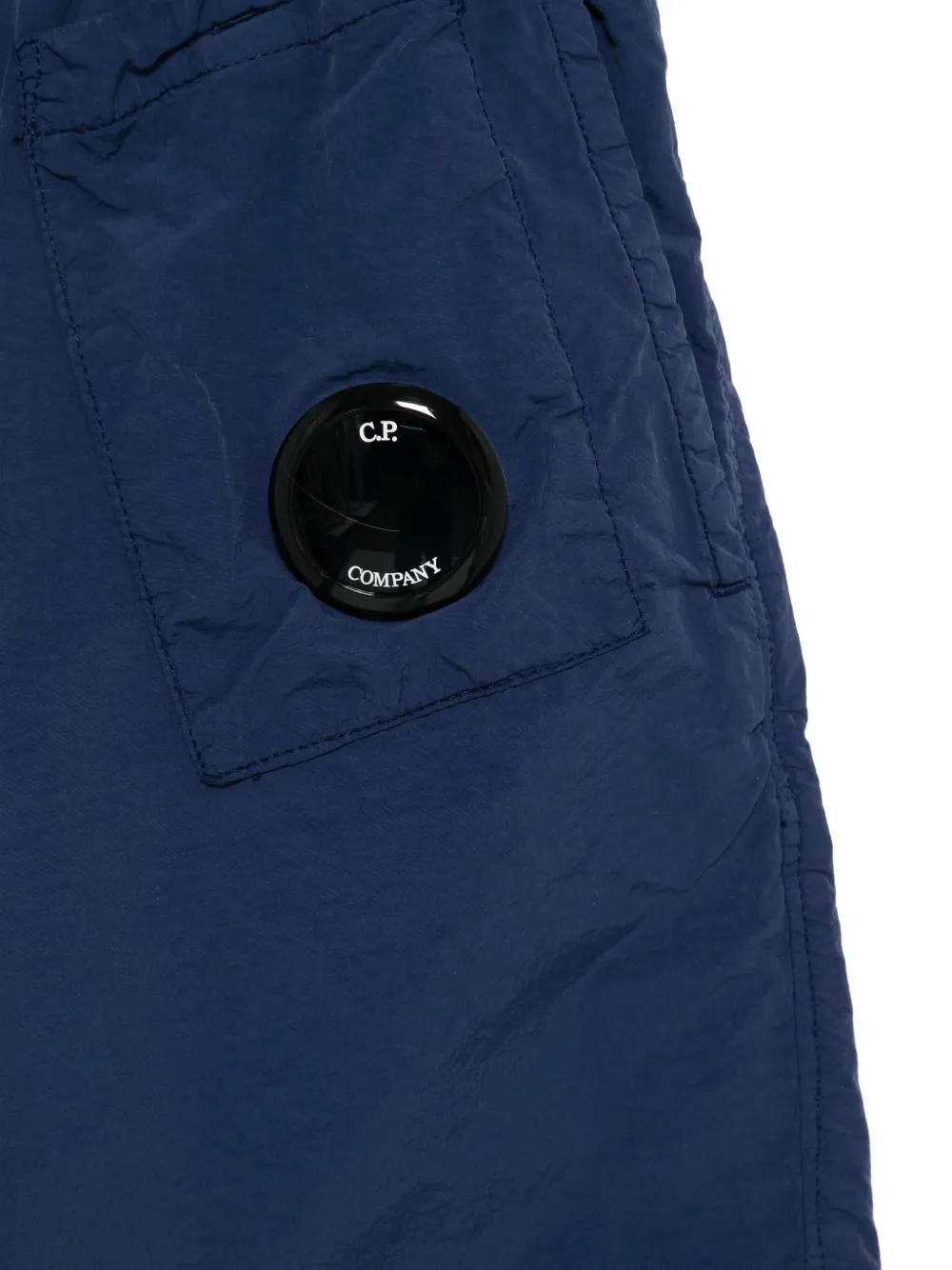 C.P. Company Flatt Lens nylon zwembroek Blauw
