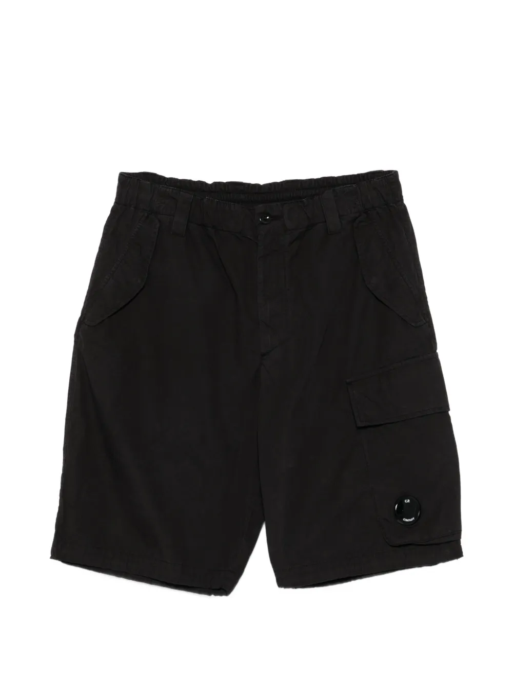 C.P. Company Lens-detail cargo shorts - Nero