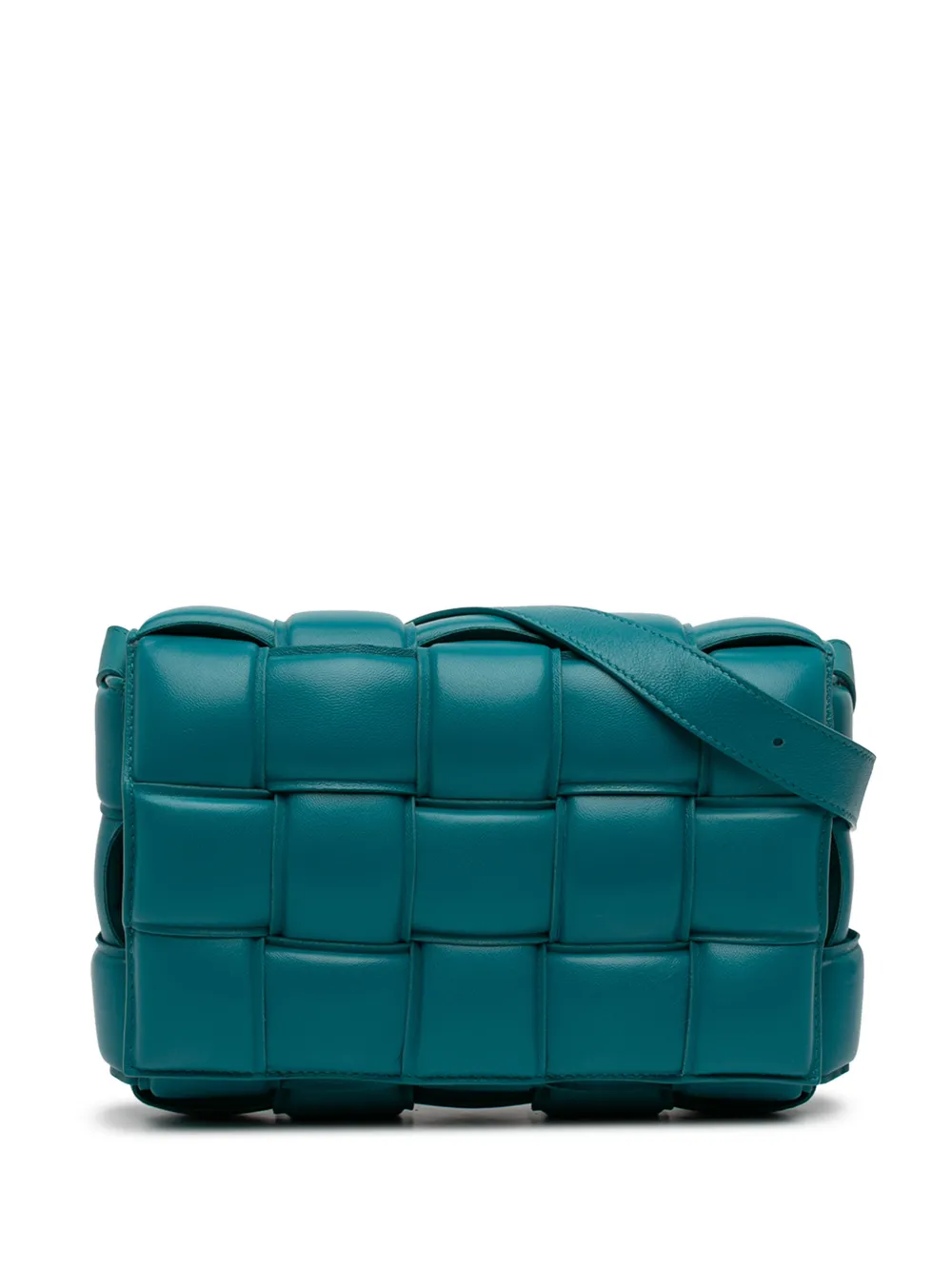 Bottega Veneta Pre-Owned 2012-2025 Nappa Intrecciato Padded Cassette crossbody bag - Blue