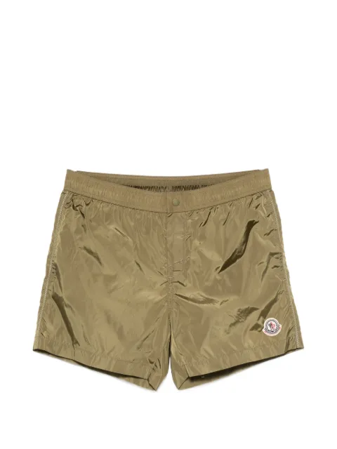 Moncler logo-patch swim shorts