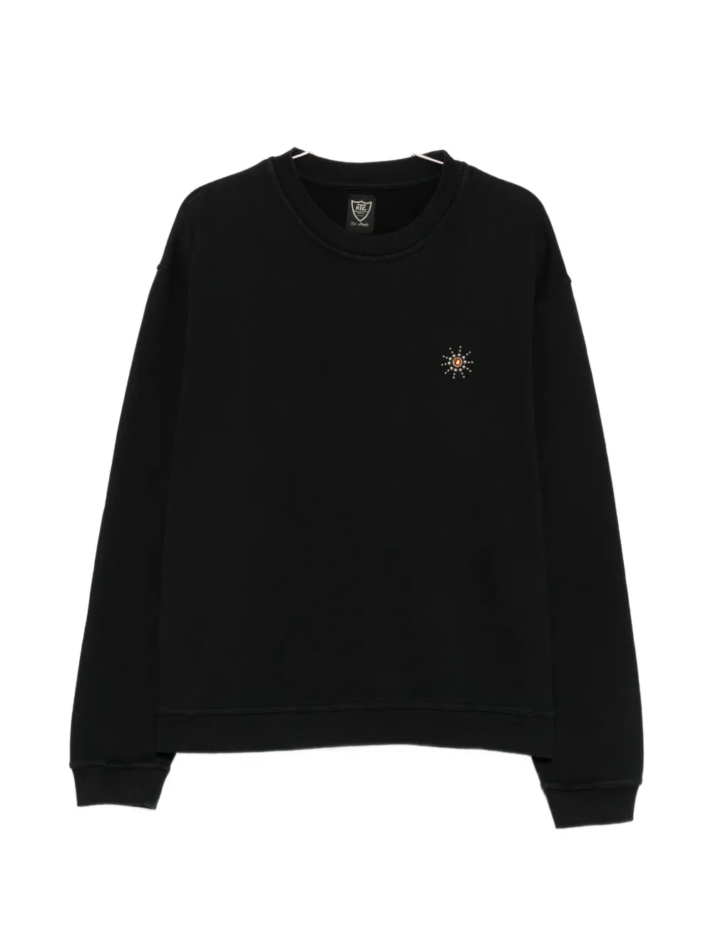 Htc Los Angeles Sun Stud-embellished Sweatshirt In Black