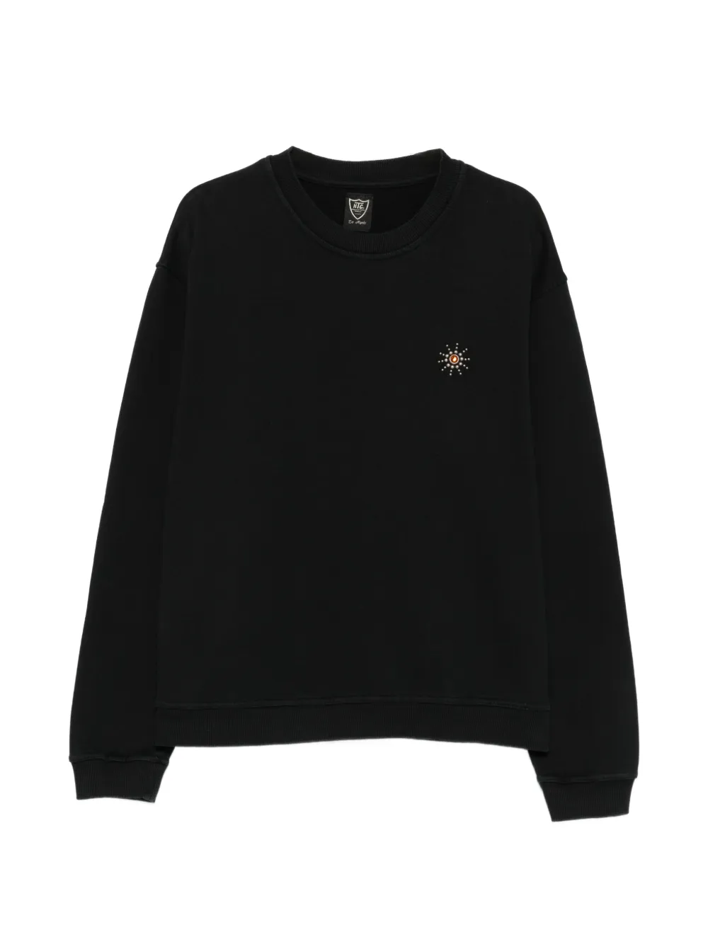 Htc Los Angeles Sun stud-embellished sweatshirt - Nero