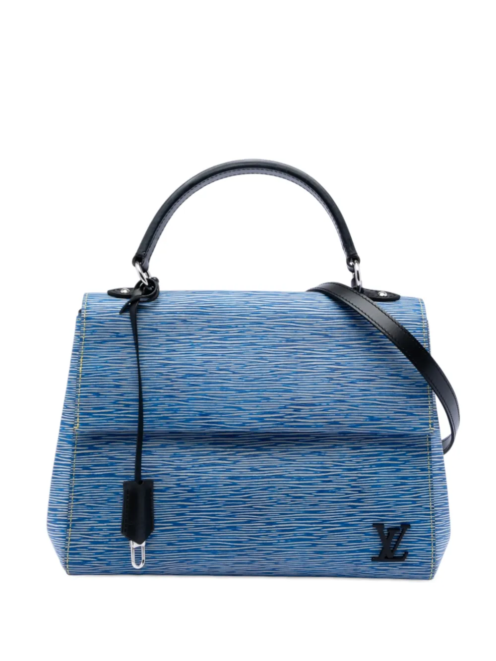 Louis Vuitton Pre-Owned 2017 Epi Denim Cluny MM satchel - Blu