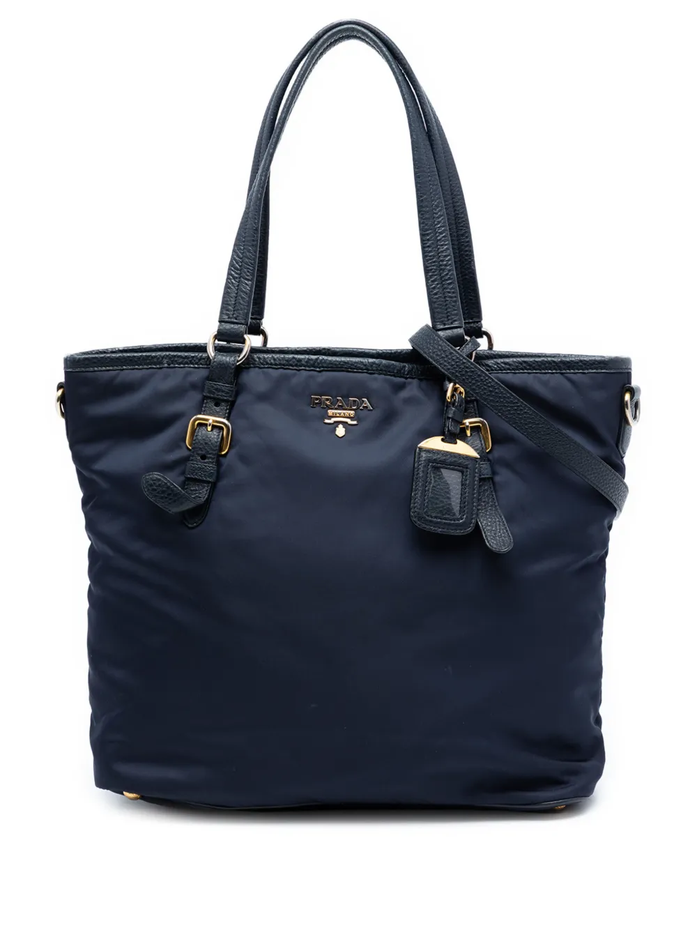 Prada Pre-Owned 2010-2025 Tessuto satchel - Blu