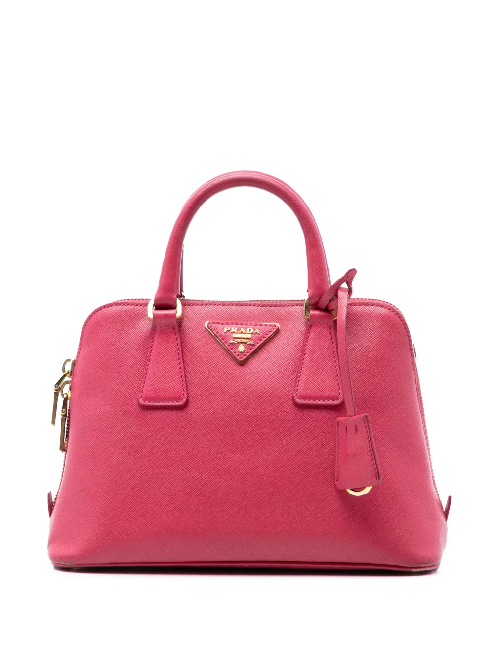 Prada Pre-Owned Borsa a tracolla Promenade piccola in pelle Saffiano Lux 2010-2025 - Rosa