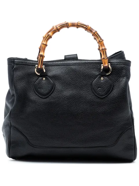 Gucci Pre-Owned Borsa tote Diana media in pelle e bambù 2016-2025