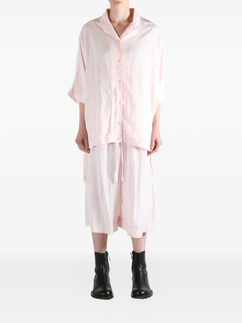  Casey Casey Drawstring Shirt - Rosa 
