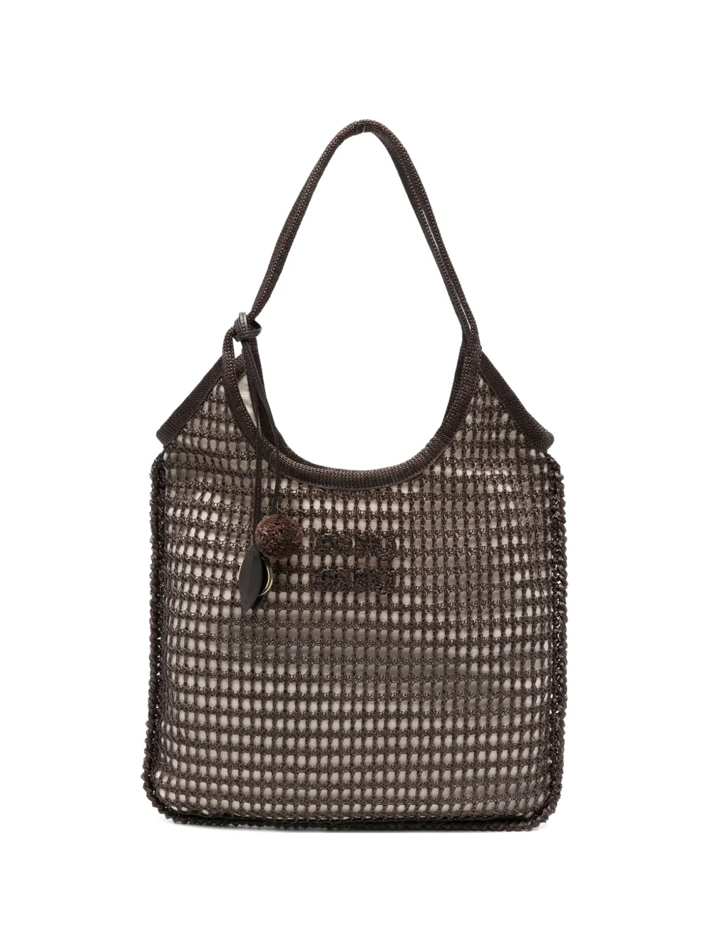 Miu Miu logo-detail tote bag - Marrone