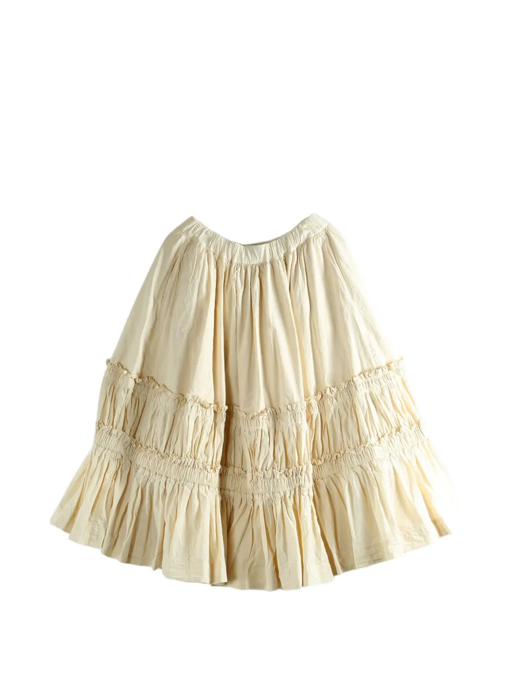 Casey Casey Gato ruffled skirt - Toni neutri
