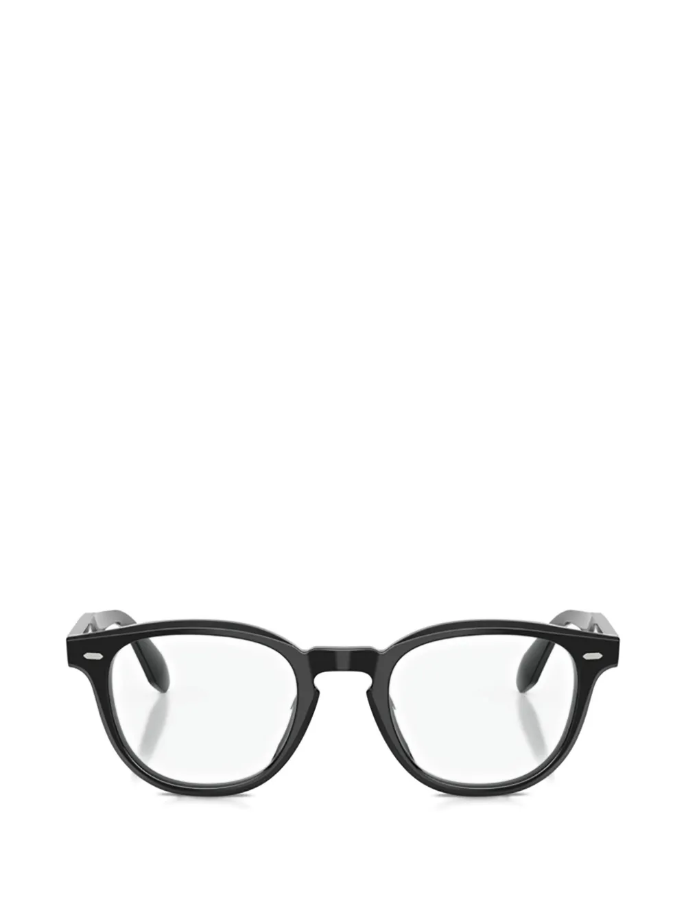 Oliver Peoples N.09 round-frame glasses - Nero