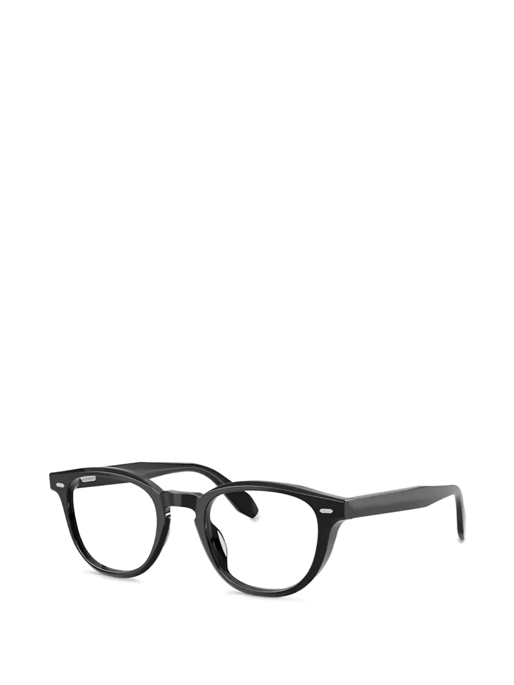 Oliver Peoples N.09 bril met rond montuur Zwart