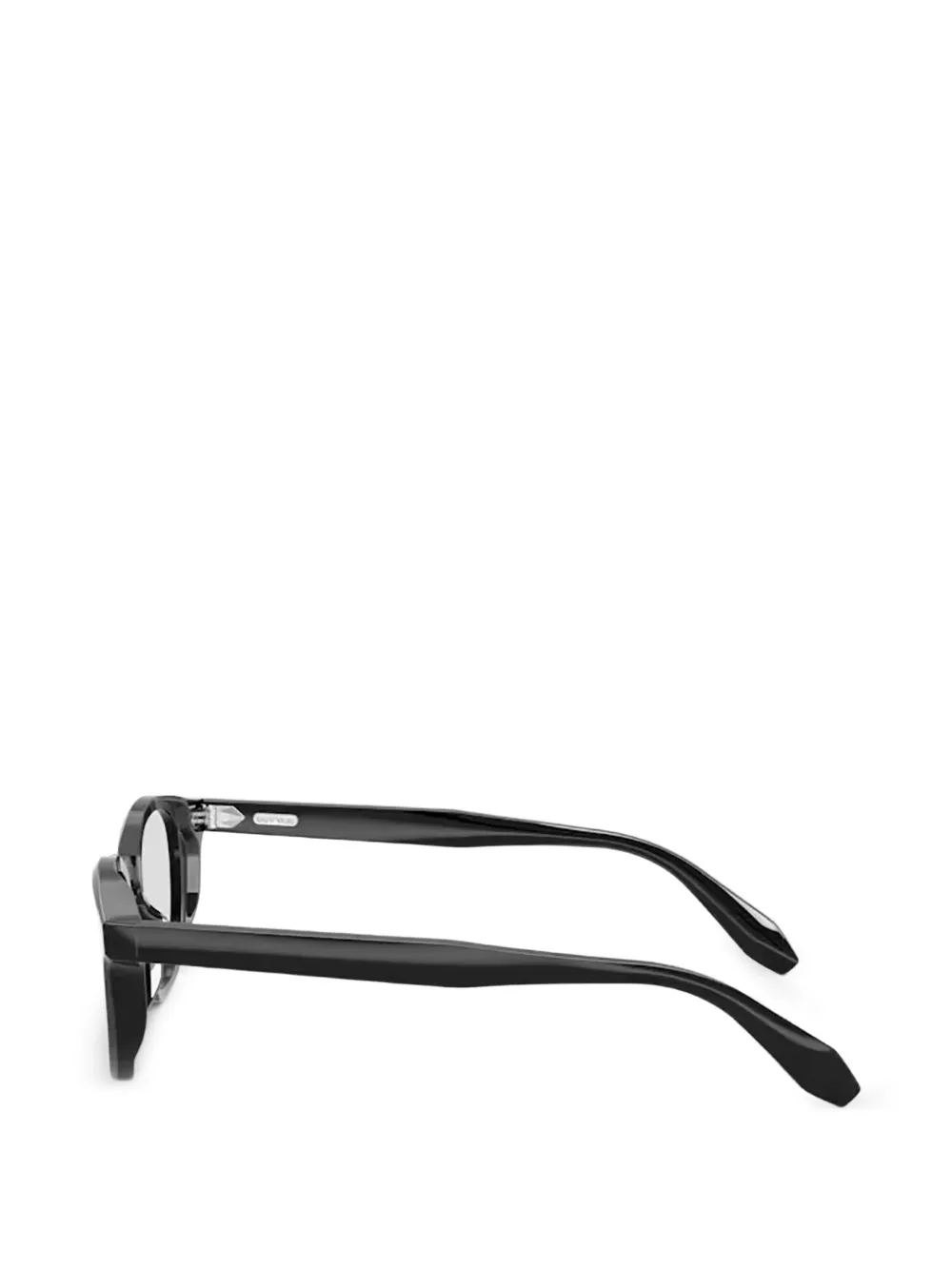 Oliver Peoples N.09 bril met rond montuur Zwart