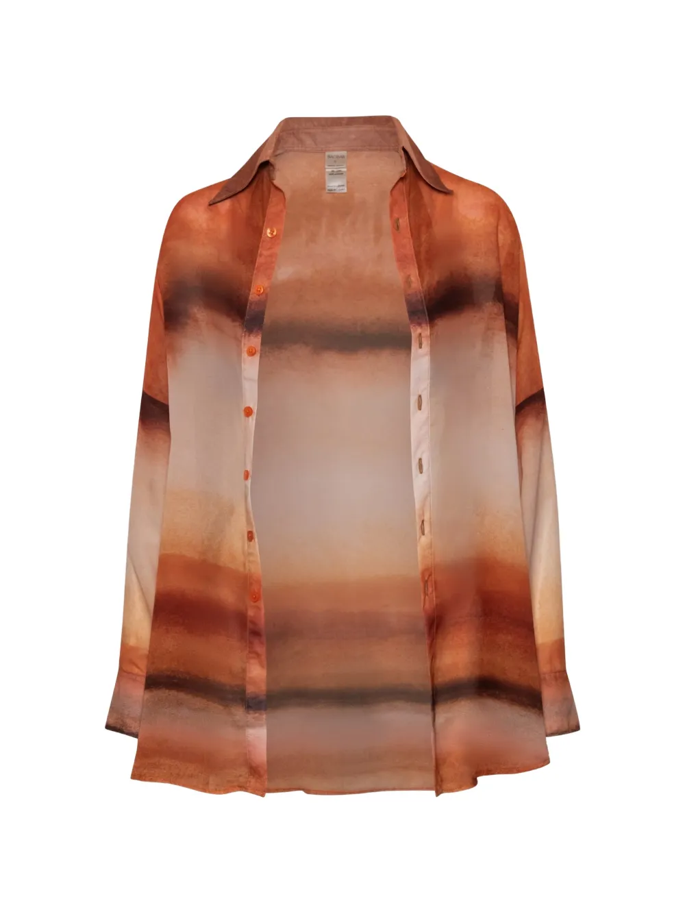 Baobab Hemd mit Sheer-Effekt - Orange
