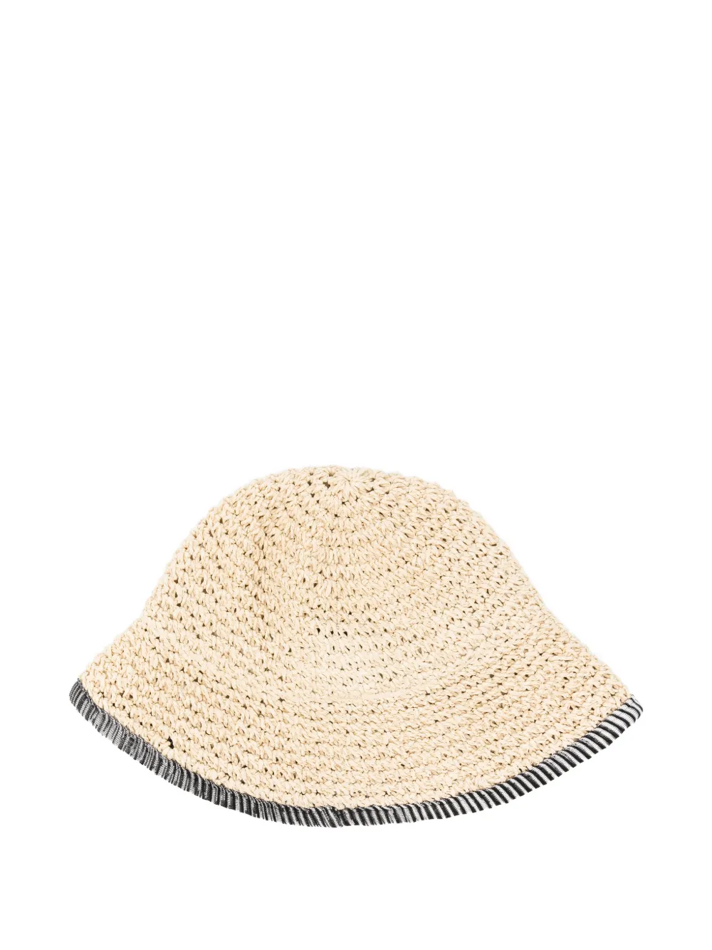 Missoni striped-trim bucket hat - Toni neutri