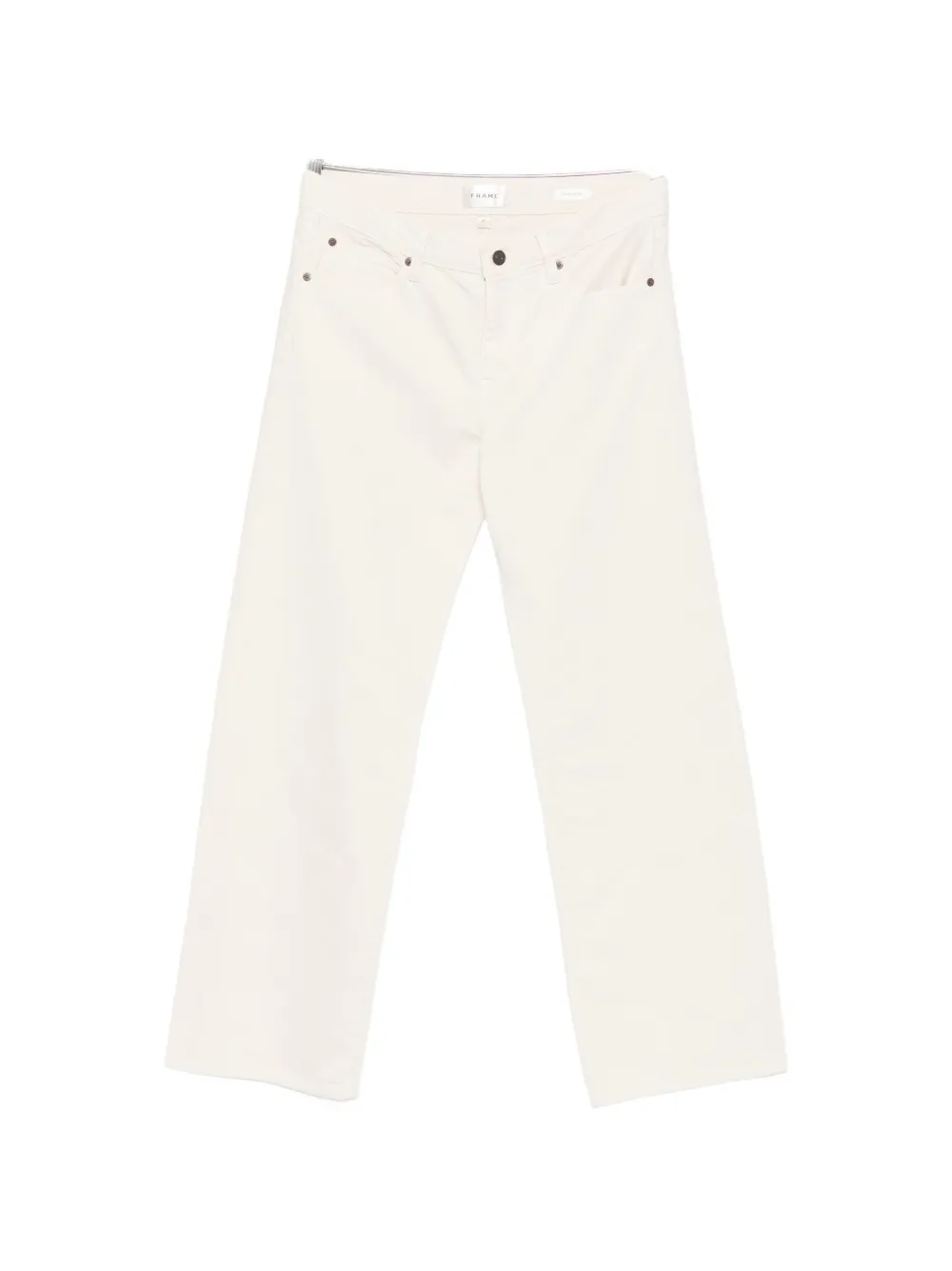 FRAME The Saturday wide-leg jeans - Bianco