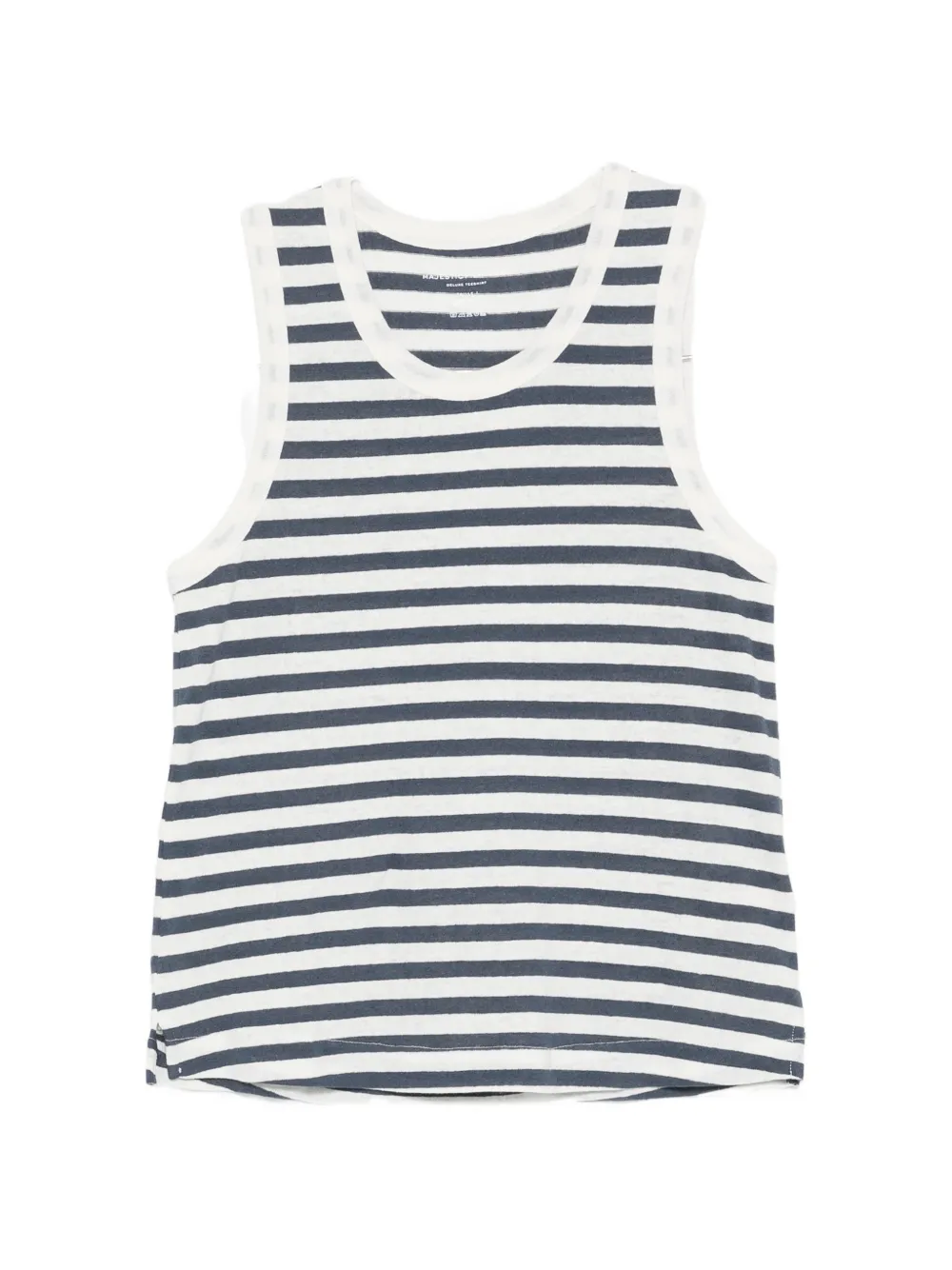Majestic Filatures striped sleeveless tank top - Blu