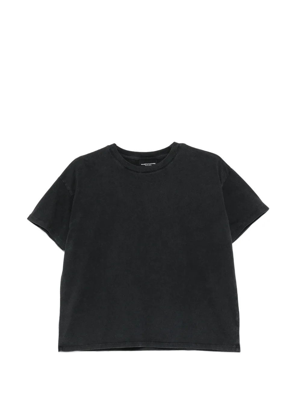 Majestic Filatures logo-embroidered T-shirt - Nero
