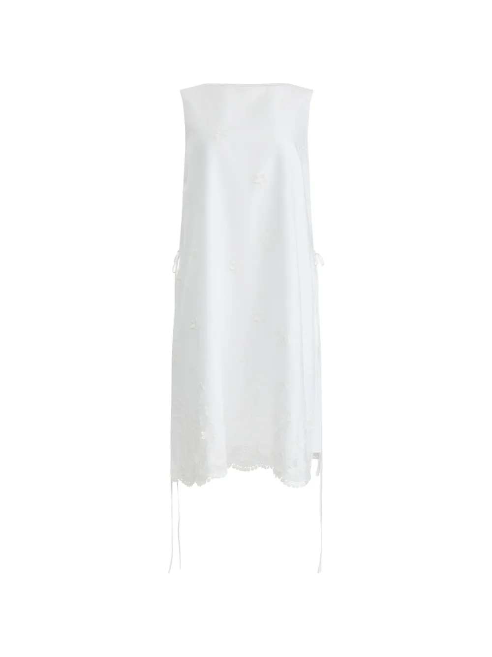 Altuzarra embroidered sleeveless mini dress - Bianco