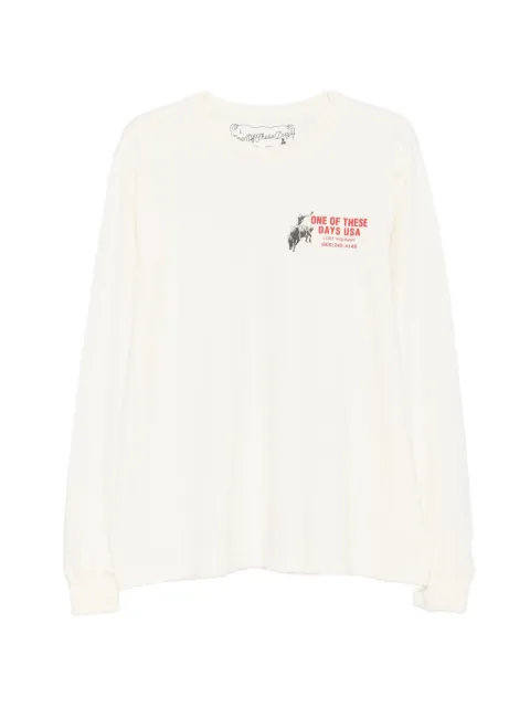 One Of These Days graphic-print long-sleeve sweatshirt