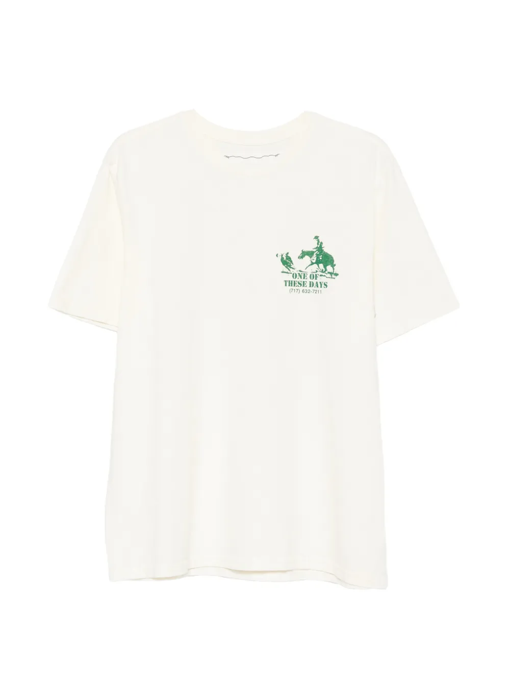 One Of These Days graphic-print T-shirt - Bianco