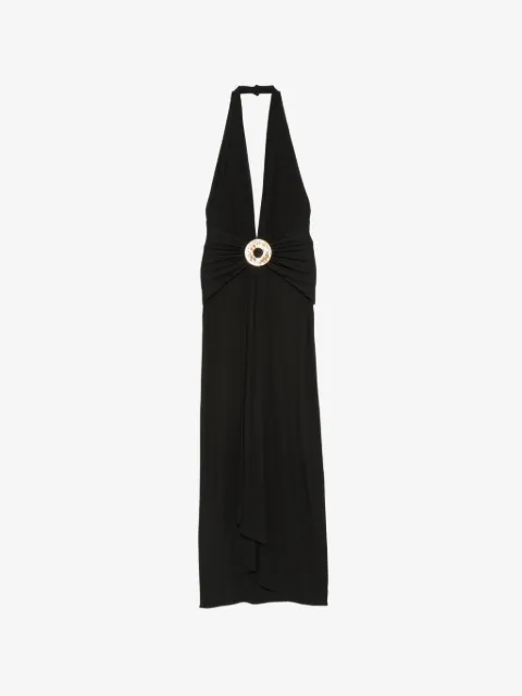 Cult Gaia hammered-ring halterneck dress