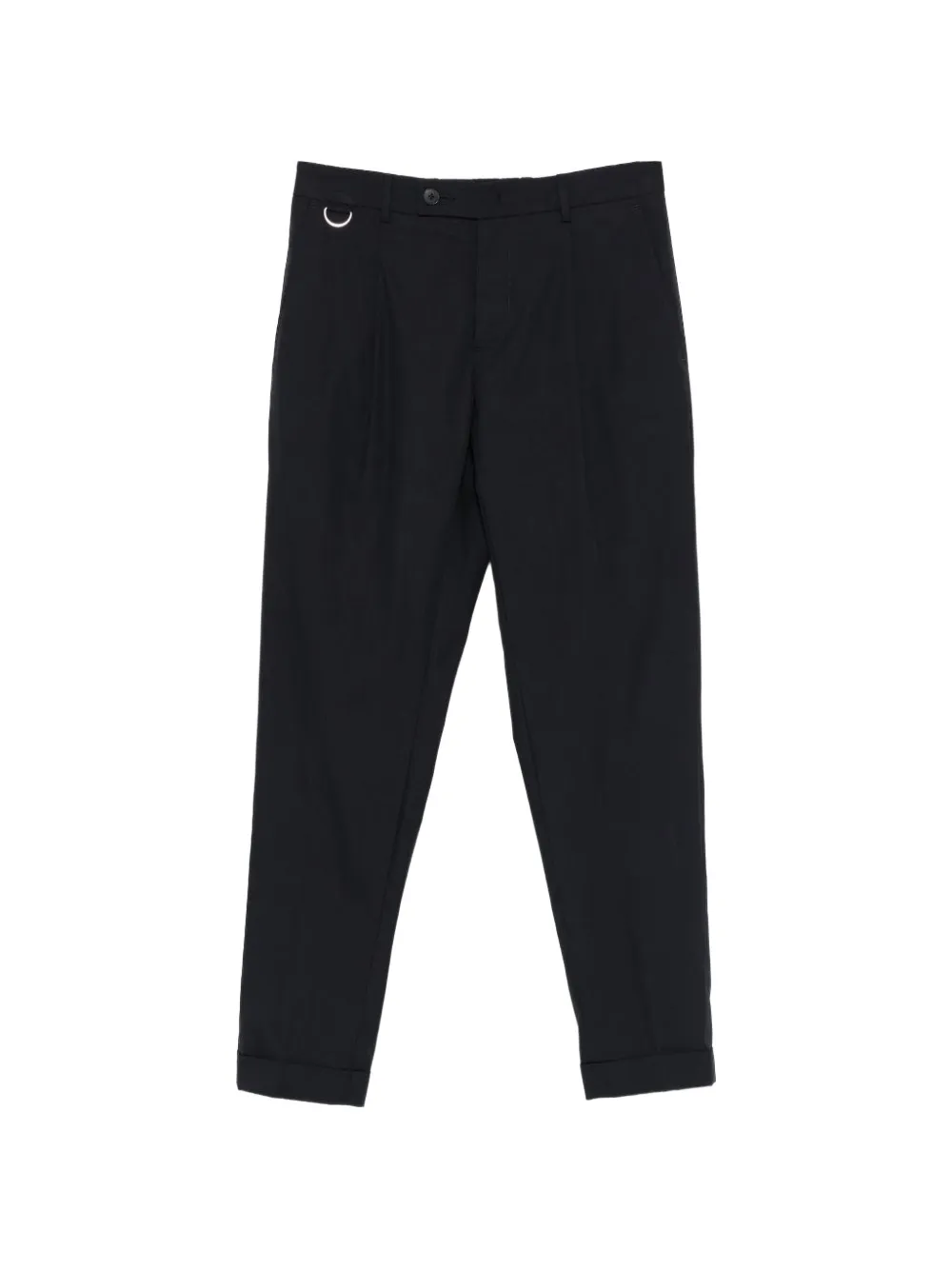 Low Brand pleated D-ring trousers - Nero