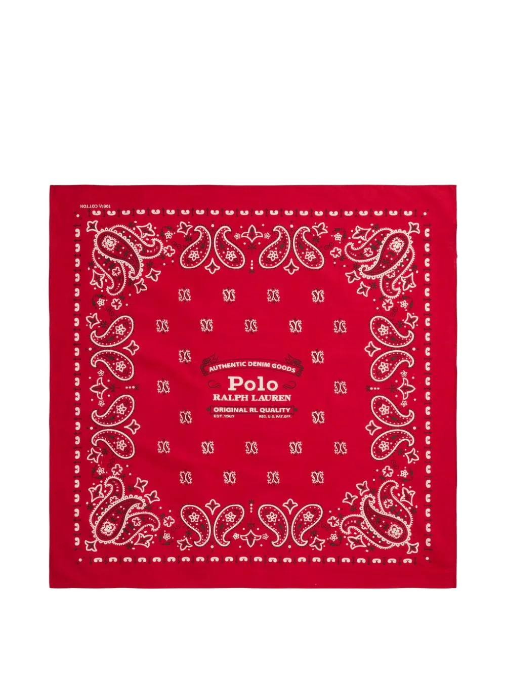 Polo Ralph Lauren cotton scarf - Rosso