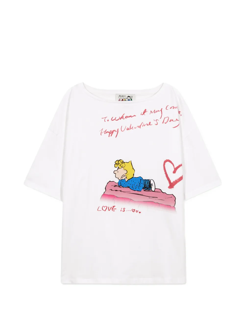 Marge Sherwood Peanuts Single Girls Club T-shirt - Bianco