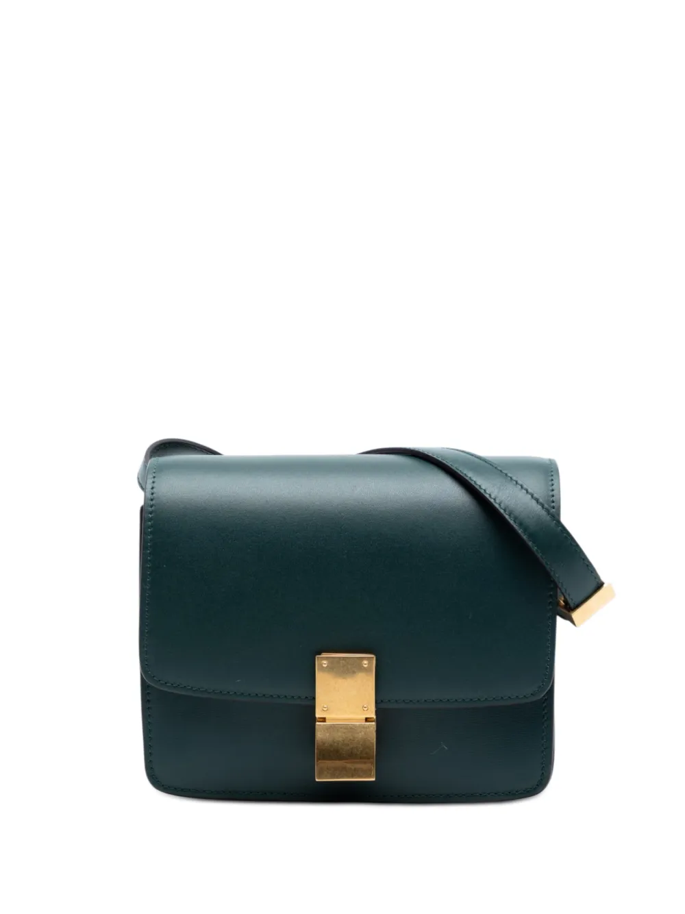 Celine Pre-Owned 2012-2018 Small Calfskin Classic Box crossbody bag - Verde