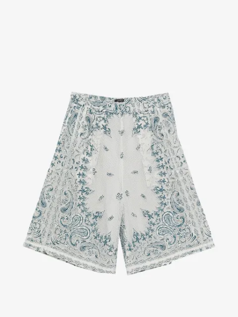 Taakk paisley-print shorts