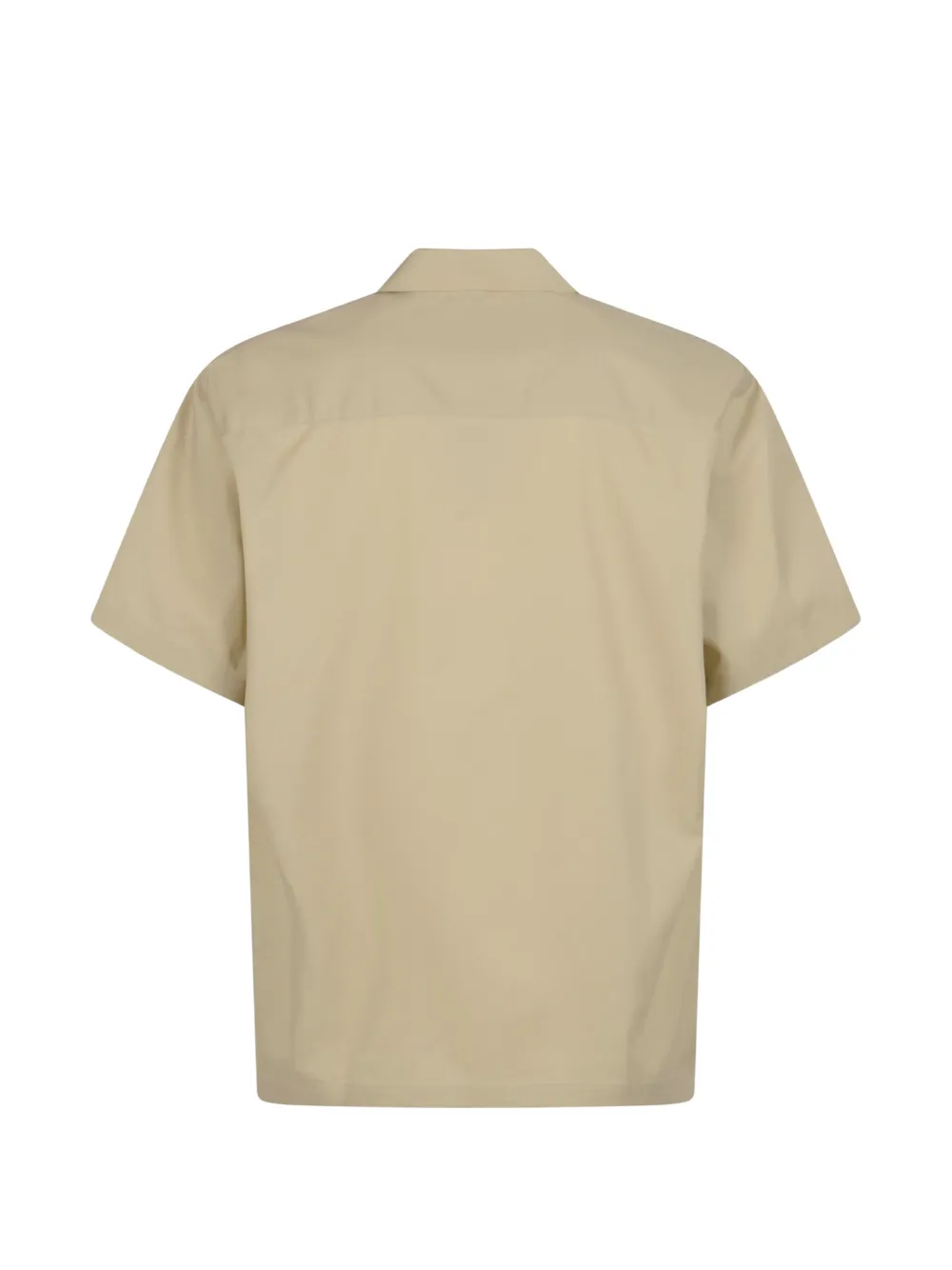 Carhartt WIP Overhemd met geborduurd logo en korte mouwen Beige