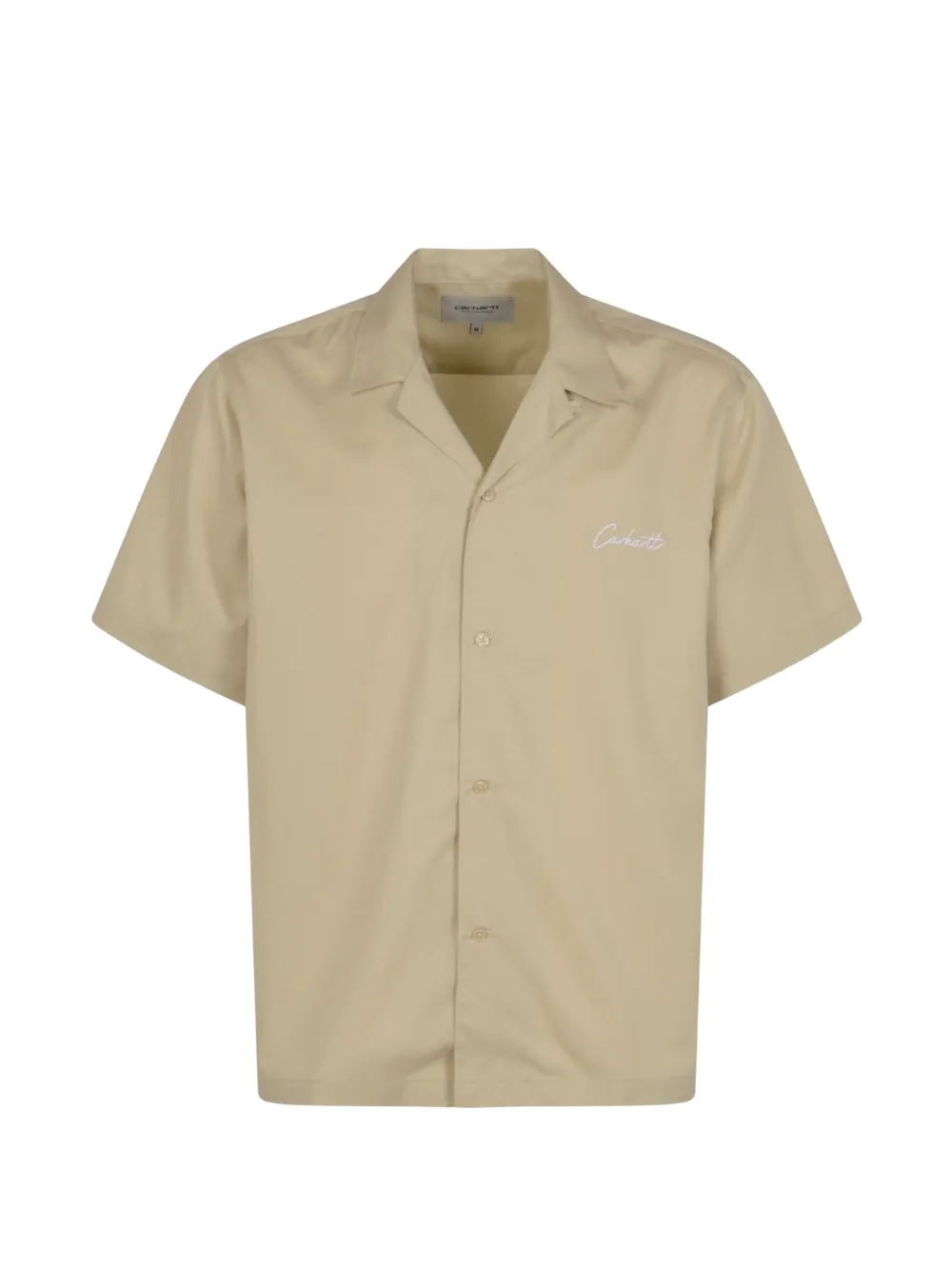Carhartt WIP Kurzärmeliges Hemd mit Logo-Stickerei - Nude