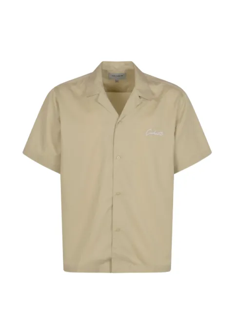 Carhartt WIP logo-embroidered short-sleeve shirt