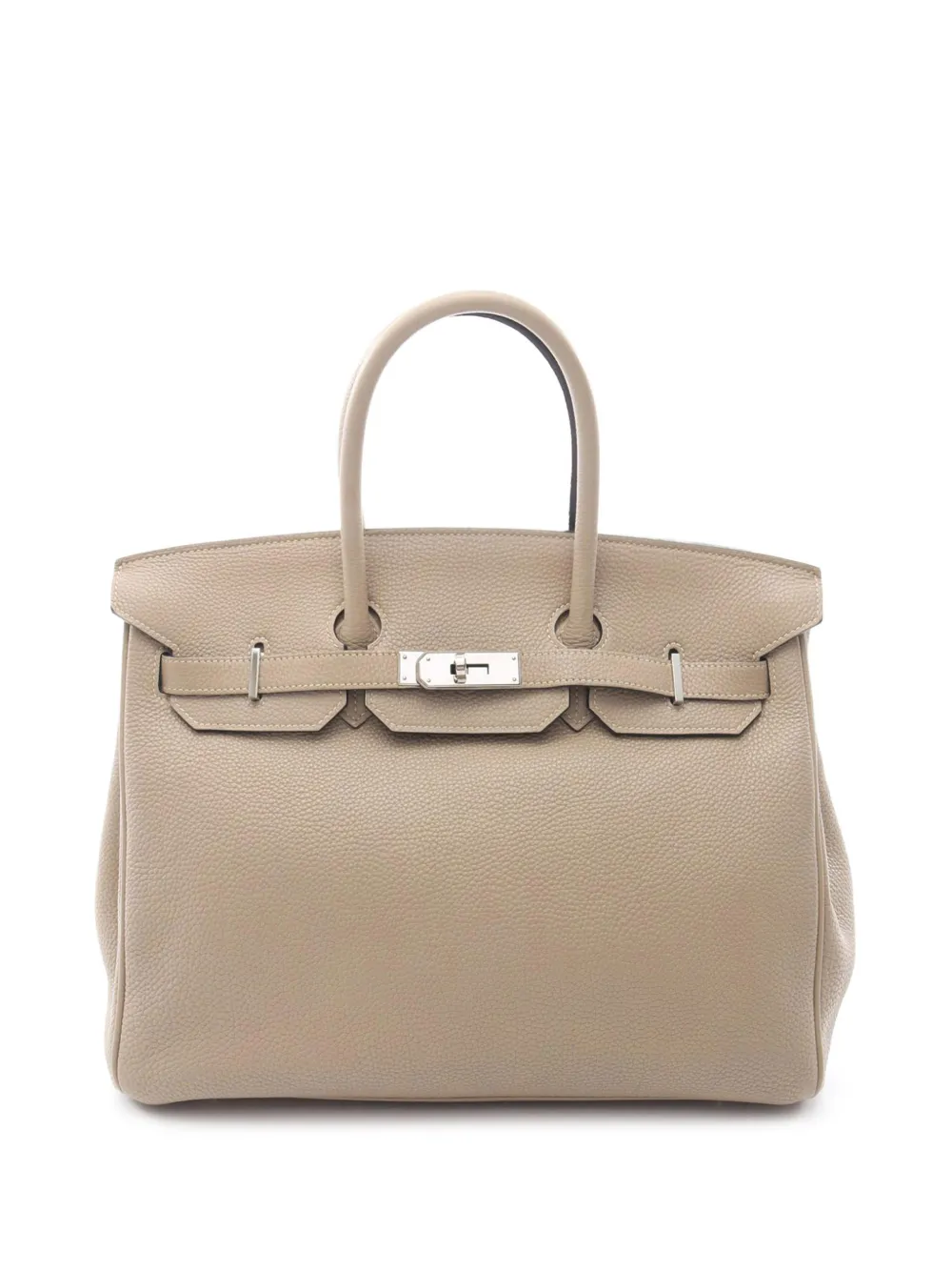 Hermès Pre-Owned 2011 Togo Birkin Retourne 35 handbag - Toni neutri