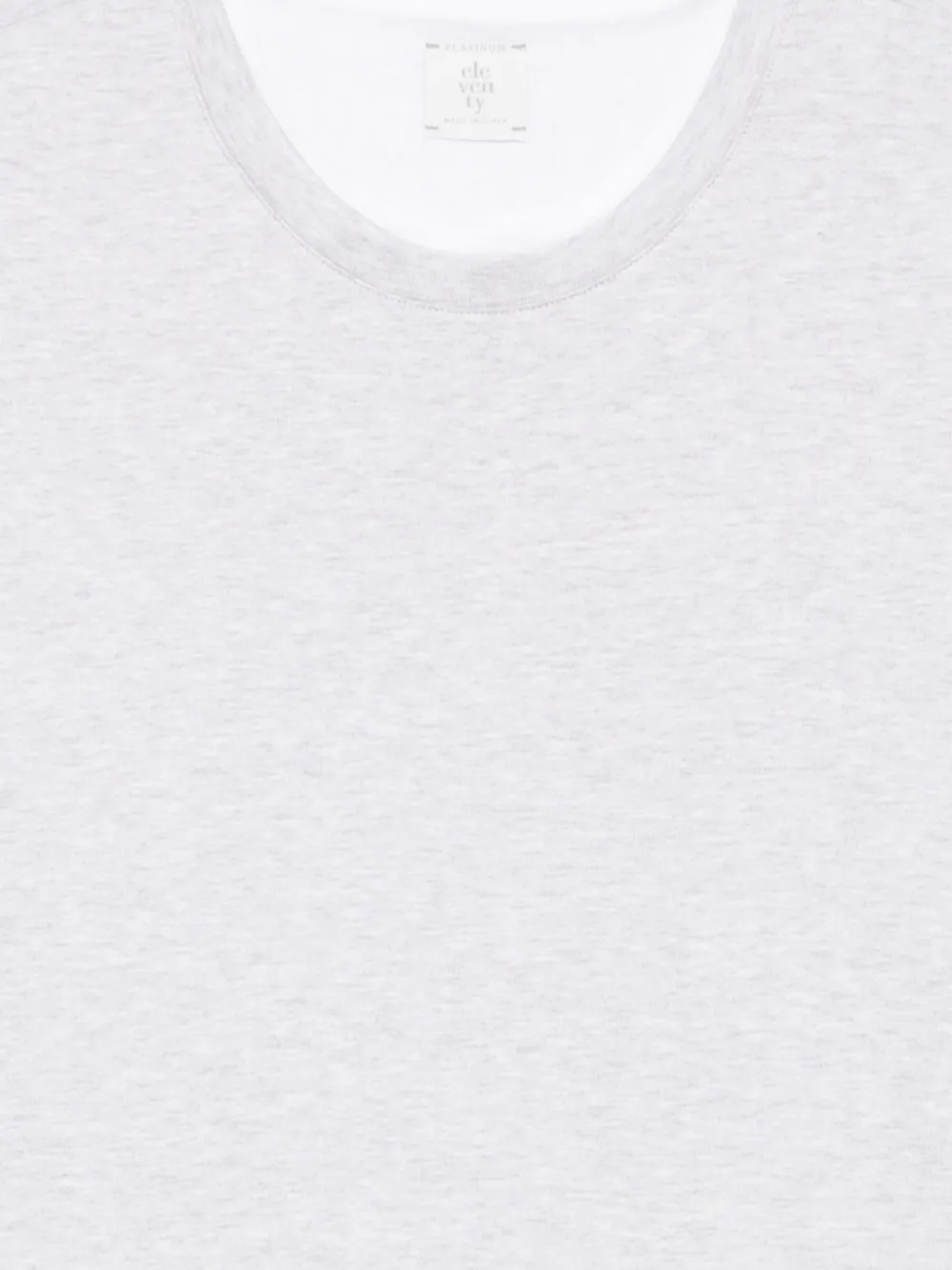 Eleventy T-shirt met ronde hals Grijs