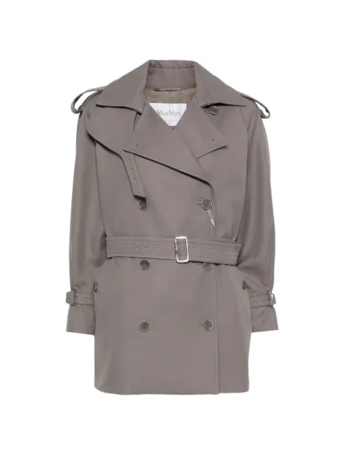 Max Mara trench Cacio ceinturé à boutonnière croisée