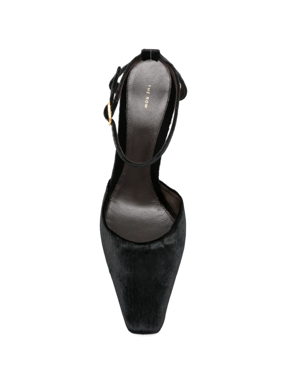 The Row Carla ankle-strap pumps Zwart